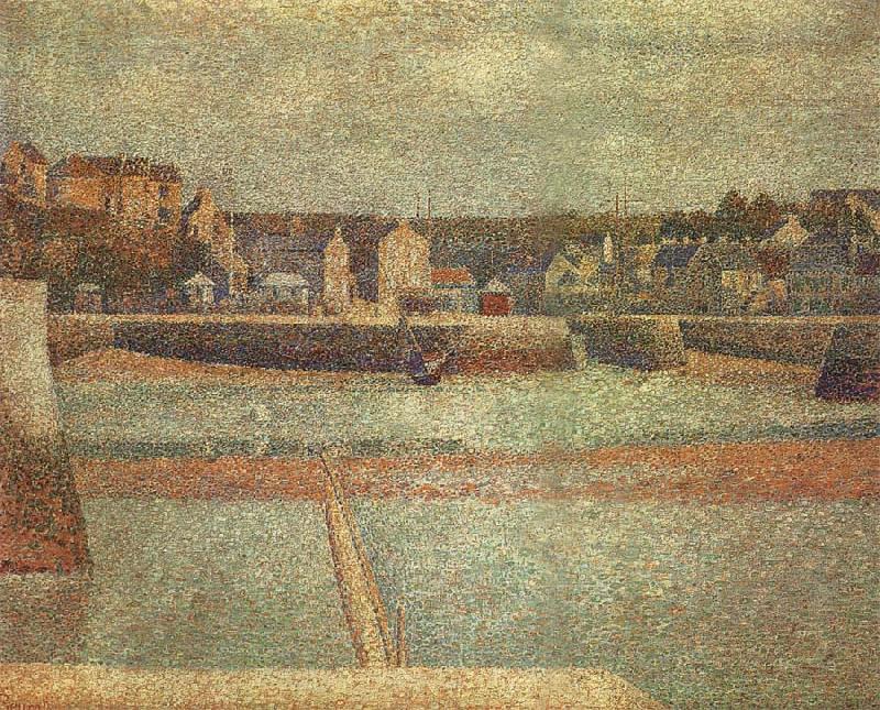 Georges Seurat The Reflux of Port en bessin Sweden oil painting art